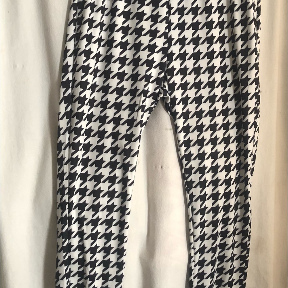 Houndstooth 2 Pc Legging Cropped Top Set - Picture 10 of 10